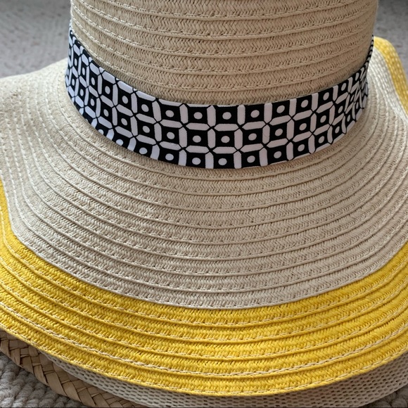 Gymboree Kid Girl Large Brim Straw Hat 🌼 Size Large (10-12) - Picture 2 of 10